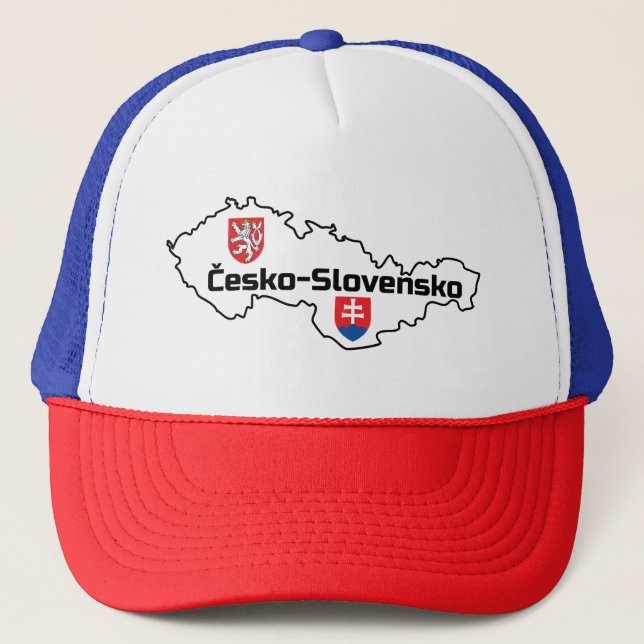 Czecho-Slovakia Republic Trucker Hat (Front)