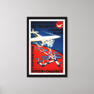 Czechoslovak Air Transport - L Canvas Print