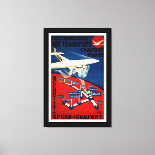 Czechoslovak Air Transport - M Canvas Print