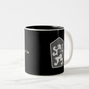 Czechoslovakia - Československá republika Mug. Two-Tone Coffee Mug