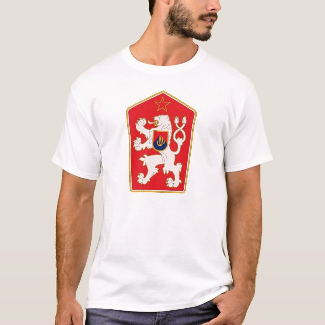 Czechoslovakia Coat of Arms 1960 T-shirt (Front)
