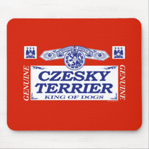 Czesky Terrier Mouse Mat