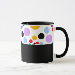D01 - Tasse mit bunten Punkten Mug