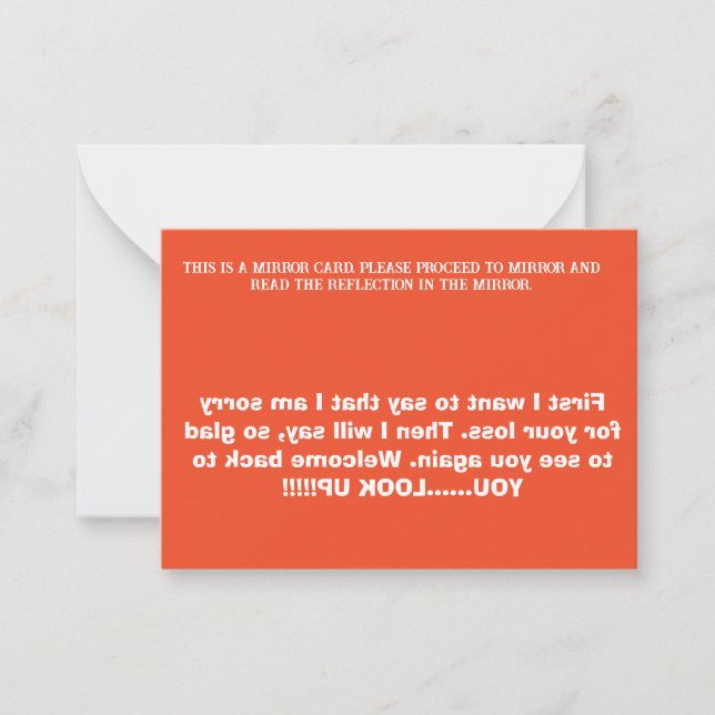 D115 - Welcome Back - Note Card (Front)