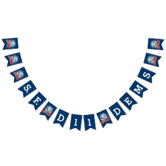 D11 Democratic Club Bunting