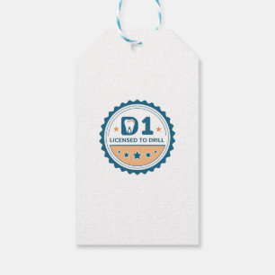  D1 to DDS Dental Student Sticker Gift Tags