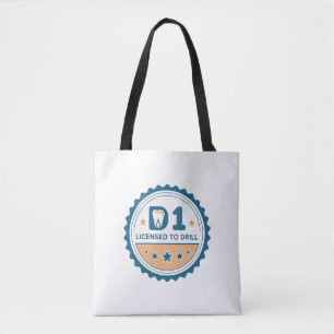 D1 to DDS  Dental Student Tote Bag