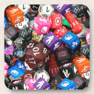 d20 dice coaster