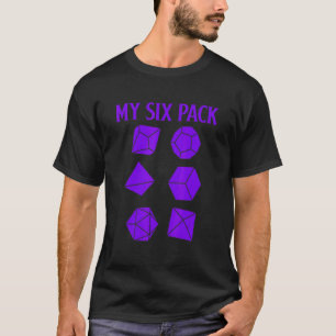 D20 Dice Rpg Dragons Gamer Check Out My Six Pack D T-Shirt