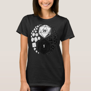 D20 Dice Shirt RPG Lovers RPG Gamer Dragons D20 Gi