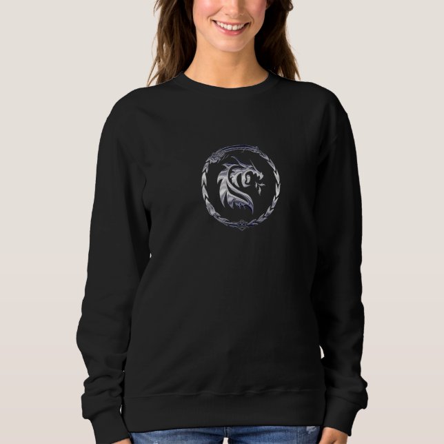 D20 Tabletop Dungeons Rpg Dice Dragons Sweatshirt (Front)