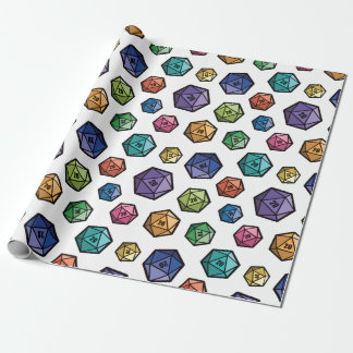 D20 Wrapping Papper Wrapping Paper