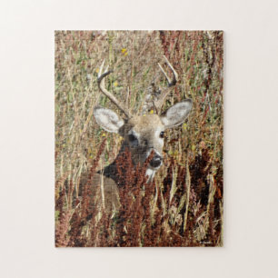 D31 White-tailed Deer in the Weeds Jigsaw Puzzle