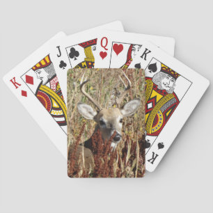 D31 White-tailed Deer in the Weeds Playing Cards