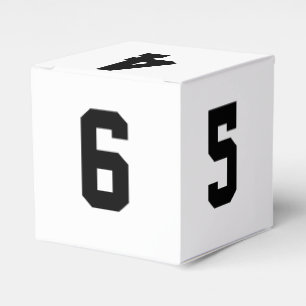 D6 FAVOUR BOX