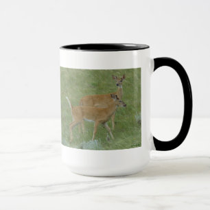 D6 White-tailed Deer Young Bucks Mug