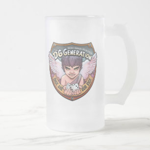 D6G Not too Horrible Beverage - Frosted Glass Beer Mug