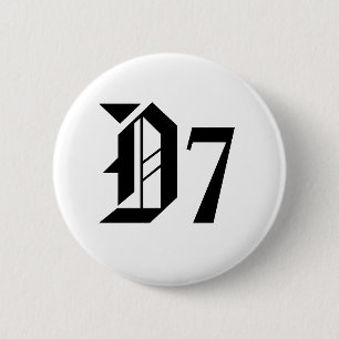 D7 6 CM ROUND BADGE