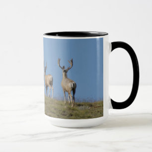 D9 Mule Deer Bucks in Velvet Mug
