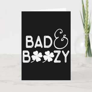 D And Boozy T Shirt Funny St. Patricks Day Drinkin Card