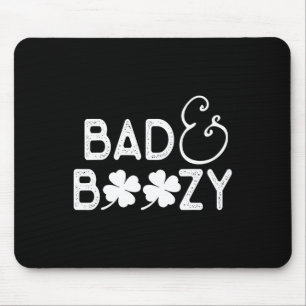 D And Boozy T Shirt Funny St. Patricks Day Drinkin Mouse Mat