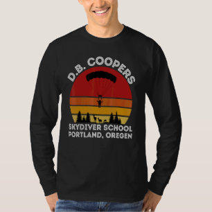 D B Cooper Skydiving School Portland Oregon  2 T-Shirt