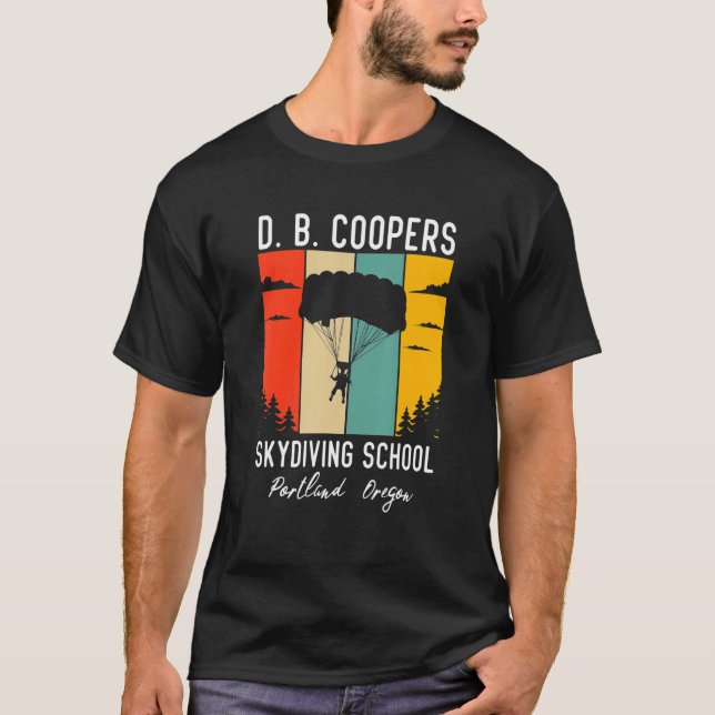 D B Coopers Skydiving School T-Shirt (Front)