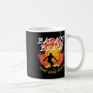 D Beach Nags Head Beach Surfing North Carolina Sur Coffee Mug