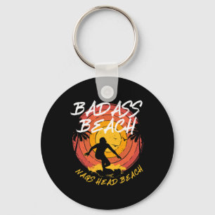 D Beach Nags Head Beach Surfing North Carolina Sur Key Ring
