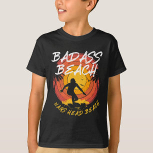 D Beach Nags Head Beach Surfing North Carolina Sur T-Shirt