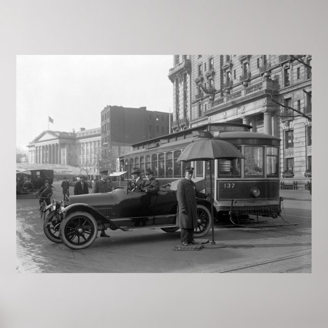 D.C. Traffic Cop, 1913 Poster (Front)