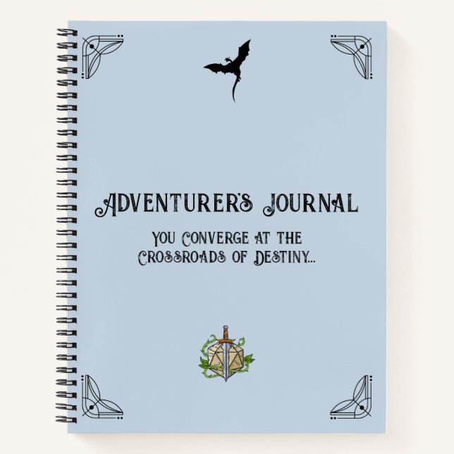 D&D Campaign Chronicle Notebook (Front)