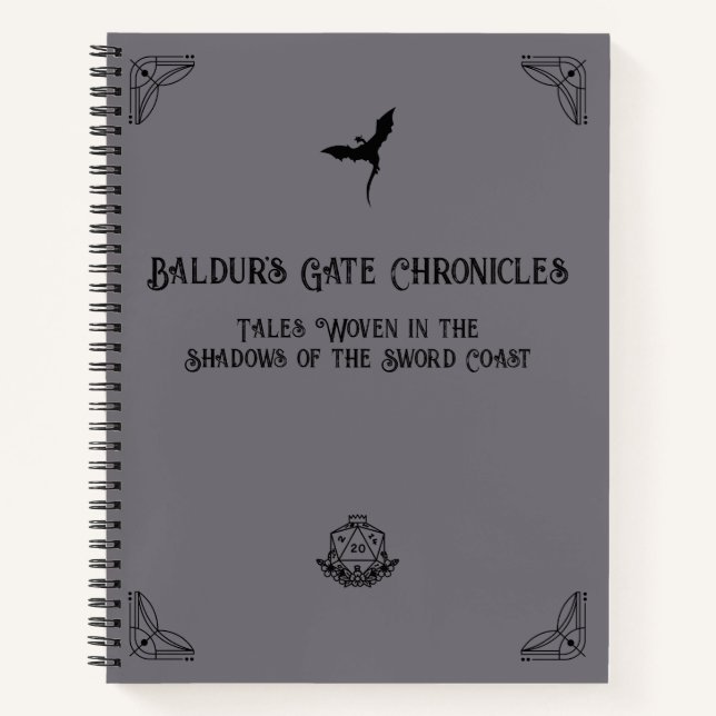 D&D Campaign Chronicle Notebook (Front)