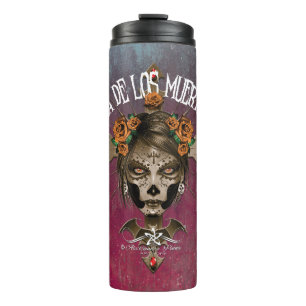 D.D.L.M. La Catrina Thermal Tumbler