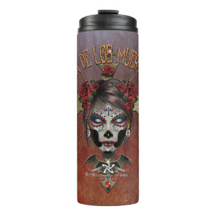 D.D.L.M. La Catrina Thermal Tumbler
