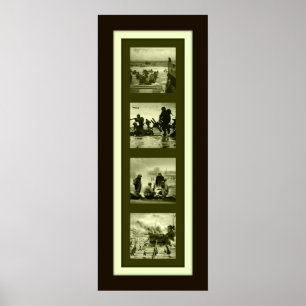 D-Day 65th Anniversary Four Plex Poster