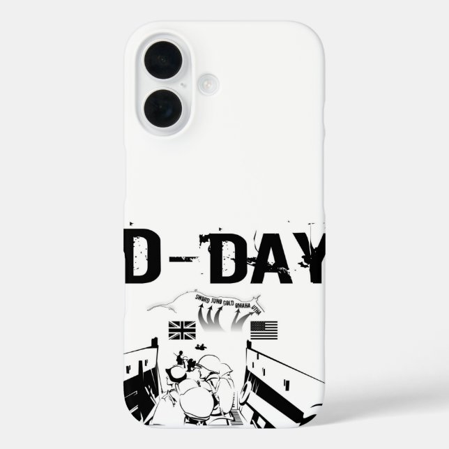 D-DAY 6th June 1944 Case-Mate iPhone Case (Back)