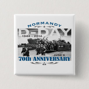 D-Day 70th Anniversary Battle of Normandy 15 Cm Square Badge