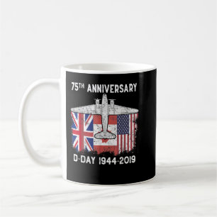 D-day 75th Anniversary Normandy Landing Aircraft P Coffee Mug