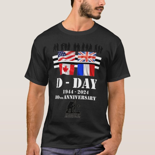 D-Day 80th Anniversary T-Shirt (Front)