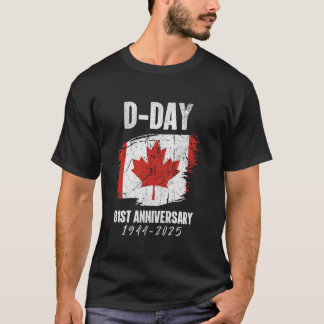 D-Day 81st Anniversary Remembrance 1944-2025 Veter T-Shirt