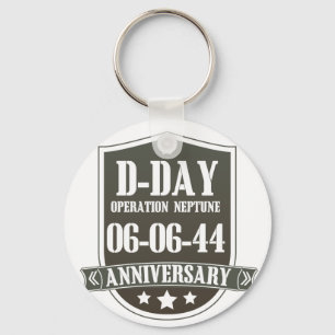 D-Day Anniversary Logo Key Ring