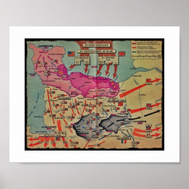 D-Day Assorted Images Poster (Front)