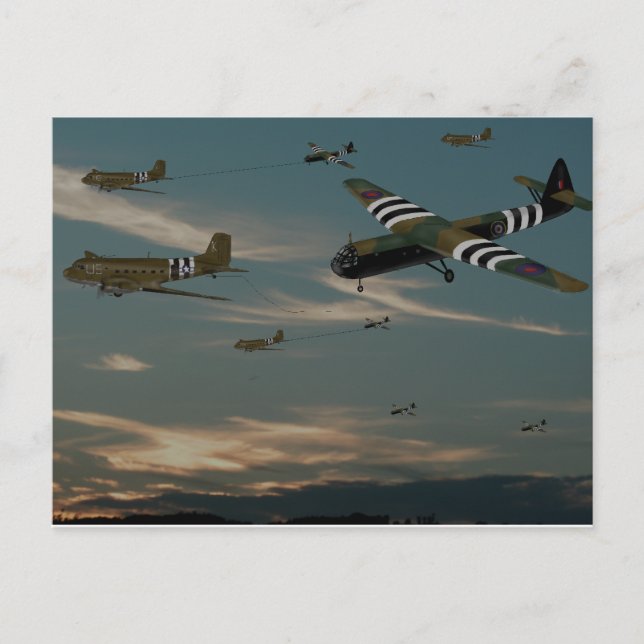 D Day Dawn Postcard (Front)