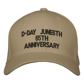 D-Day June6th65th Anniversary Embroidered Hat