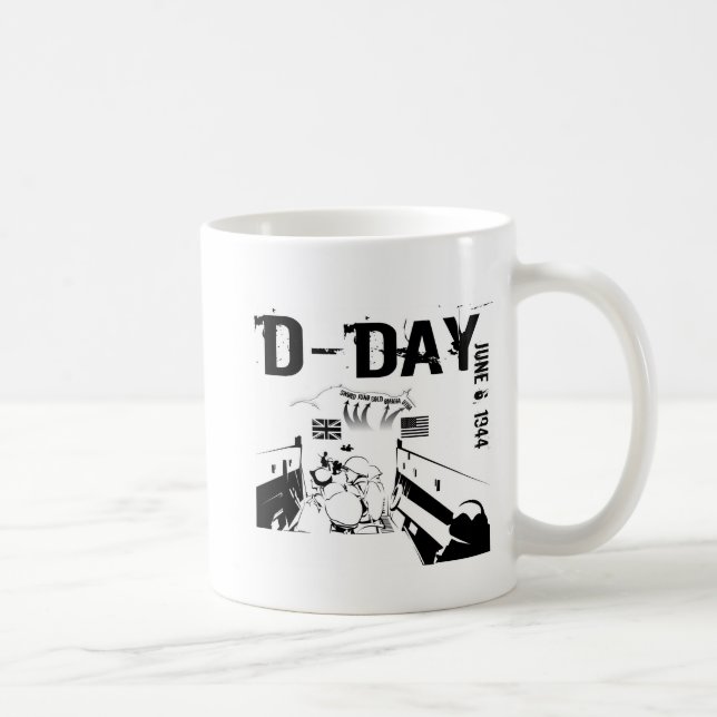 D-DAY June 6, 1944 Coffee Mug (Right)