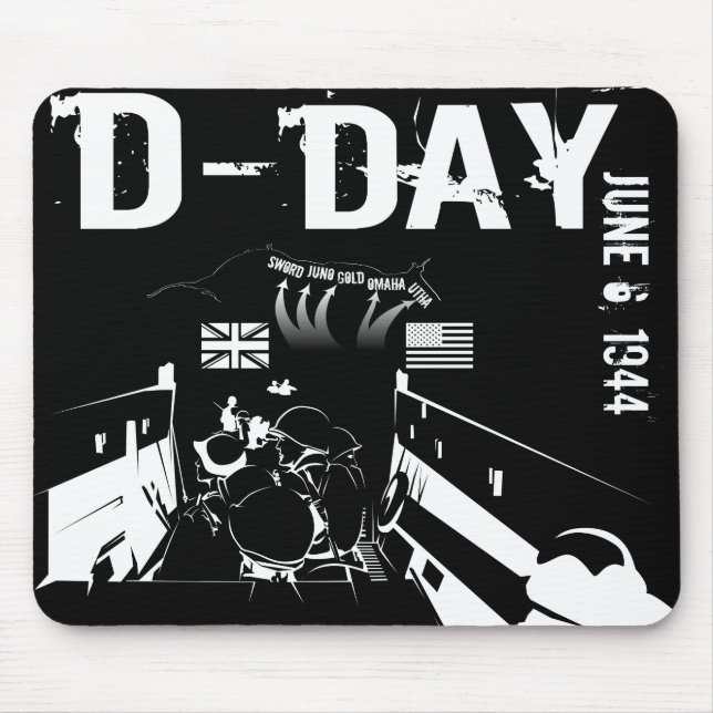 D-DAY June 6, 1944 Mouse Mat (Front)
