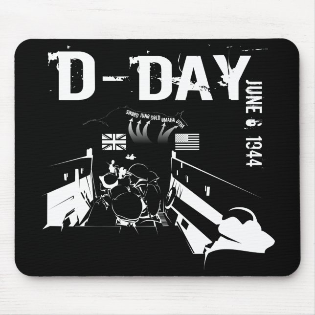 D-DAY June 6, 1944 Mouse Mat (Front)
