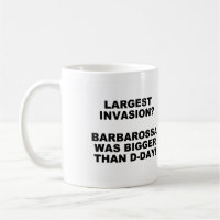 D-Day Largest Invasion Mug