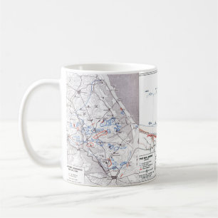 D-Day maps mug